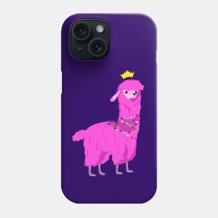Party princess alpaca Phone Case