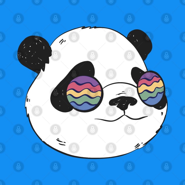 Hippie Panda by Bruno Pires