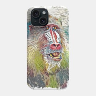 Animals Are Greater Than Humans Abstract Ape Illustration / Monkey / Gorilla Phone Case