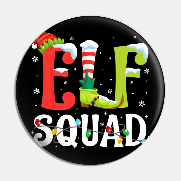 Elf Squad Christmas Family Matching Xmas Elf Pajamas Pin by rivkazachariah