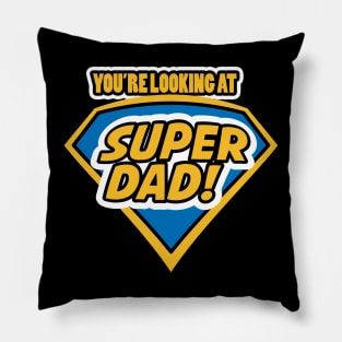 Father's Day Super Dad Pillow