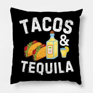 Tacos and Tequila Pillow