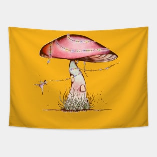 Summer Mushroom Tapestry