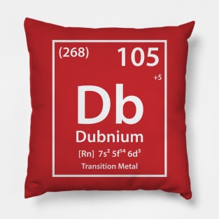 Dubnium Element Pillow