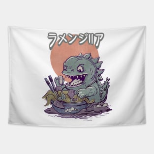 GODZILLA, RAMEN AND NORI Tapestry