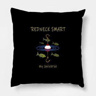 Smart Redneck Universe Fish Pillow