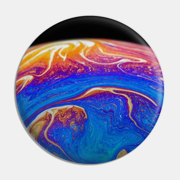 Soap Bubble Close Up Pin by philippemx