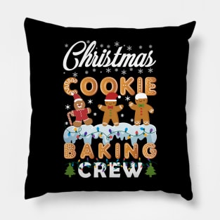 Christmas Lights Christmas Cookie Baking Crew Pillow