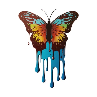 Surreal Butterfly Drip T-Shirt