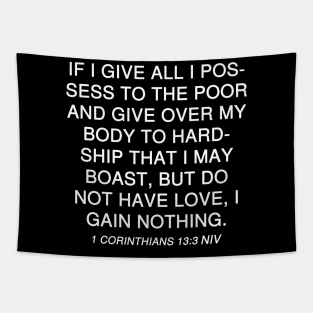 1 Corinthians 13:3 Bible Verse NIV Text Tapestry