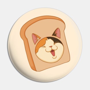 Toast Cat Pin