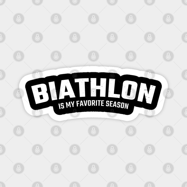 biathlon Magnet by Circle Project