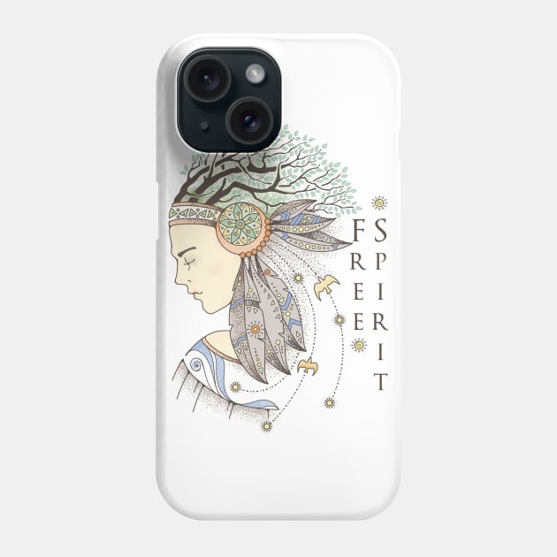 Free spirit - Tribal woman Phone Case by ArtStyleAlice