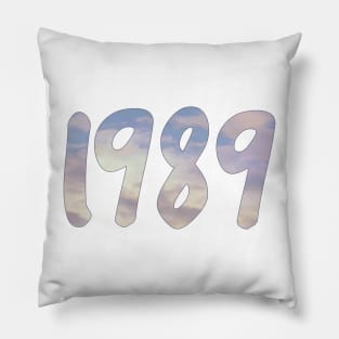 1989 Blue Sky Pillow