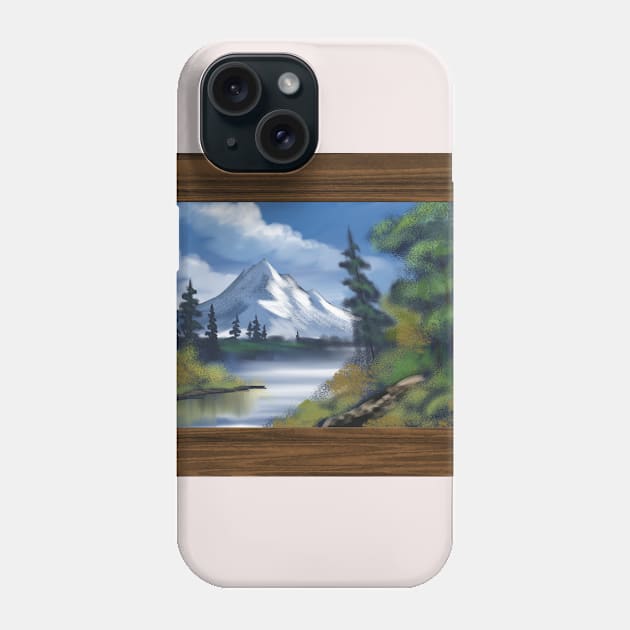 Bob Ross Esque Phone Case by LAHWF