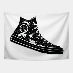 Space Converse Illustration Tapestry