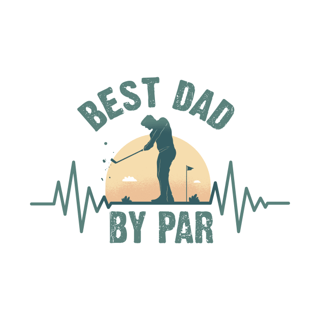 Best Dad By Par sticker by Dogefellas