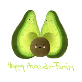 Happy Avocado-Family T-Shirt