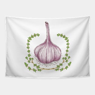 Garlic Geraldic Tapestry