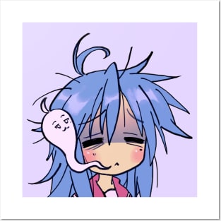 Aesthetic Kawaii Tapestry, Lucky Star Konata Poster