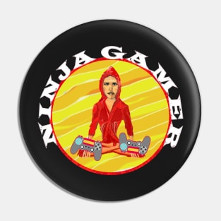 NINJA GAMER Yoga Lovers Gift Pin