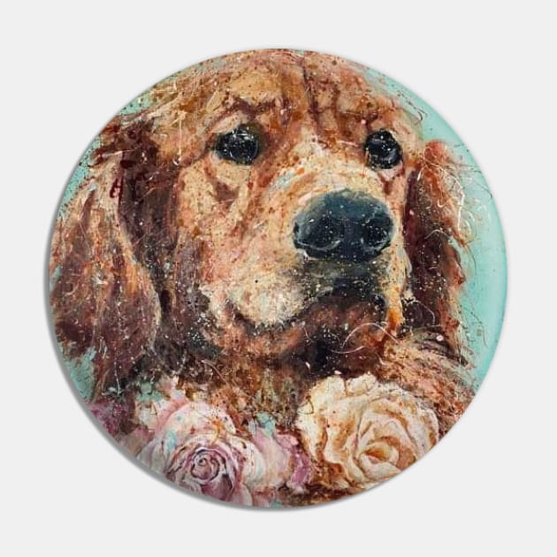 GOLDEN RETRIEVER , Kawaii Animals, New Zealand Animals Pin by olia-tomkova