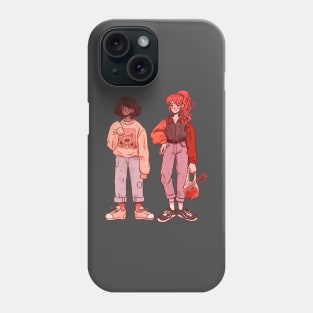 Warm 90s fashion girls Phone Case