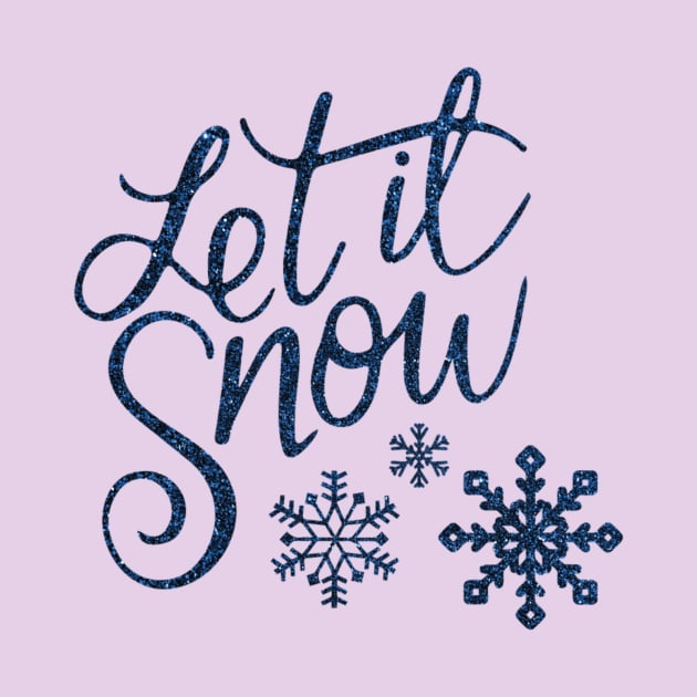 christmas let it snow t shirts by faizcreator
