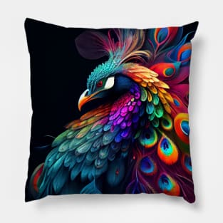 Beautiful peacock artwork Pillow