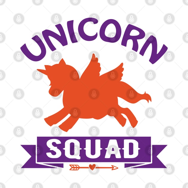 Unicorn Squad typography Designs for Clothing and Accessories by Sohidul Islam