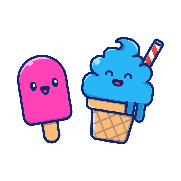 Cute Ice Cream Couple by Catalyst Labs