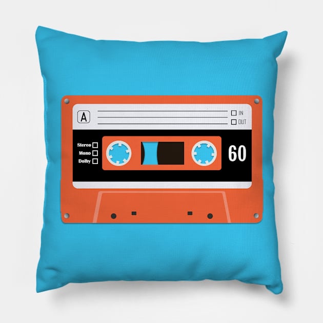 Orange Crush *Clear BG* Pillow by LozMac