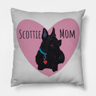 Scottie Mom Valentine Pillow