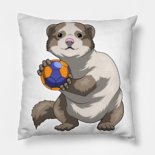 Ferret Handball player Handball Pillow