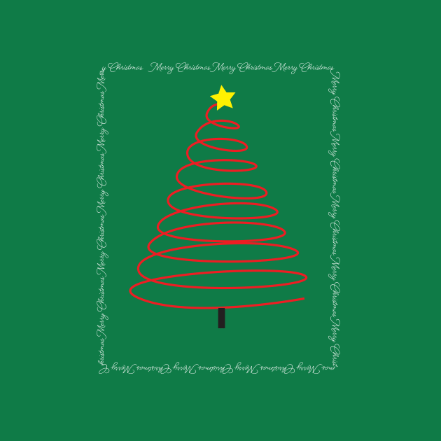 Christmas Tree by Bananapants Clothing