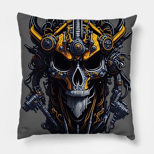 Mecha Skull S01 D93 Pillow