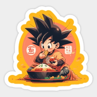 Sticker autocollant Manga Dragon ball goku 