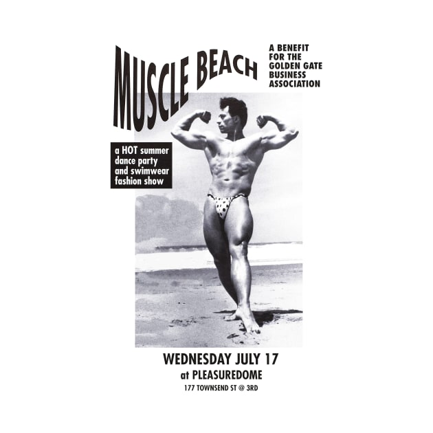 Muscle Beach SF Vintage Retro Gay by WearingPride