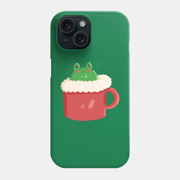 Frog Coffee Phone Case by The Frog Barista