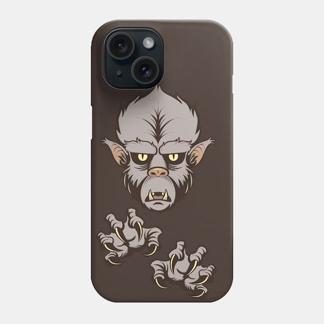 The Wolfman Phone Case by nocturnallygeekyme