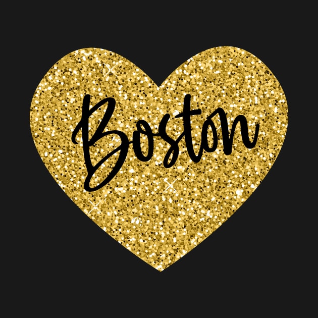 I Love Boston Massachusetts USA by JKFDesigns