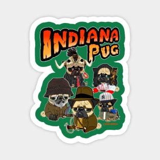 Indiana pug Magnet