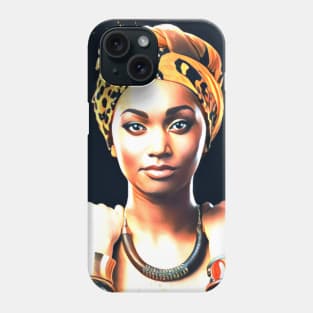 Golden Melanin  (Black Goddess) Phone Case