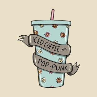 Iced Coffee and Pop-Punk T-Shirt