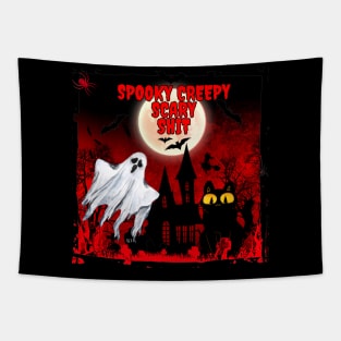 Spooky Creepy Scary Shit Tapestry