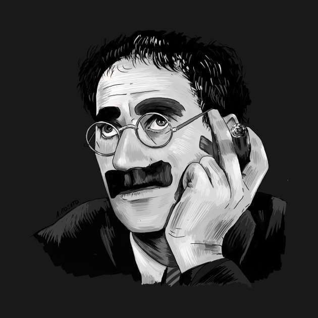 Groucho Marx Illustration by Burro by burrotees