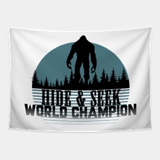 Hide and Seek World Champion Sasquatch Tapestry