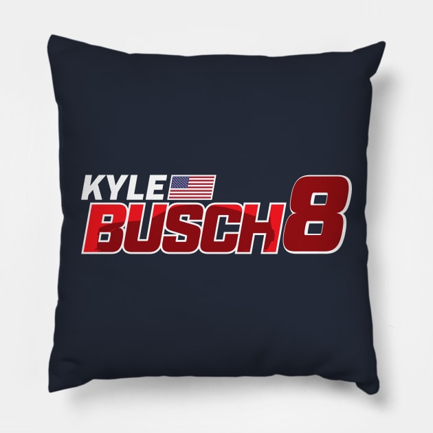 Kyle Busch '23 Pillow by SteamboatJoe