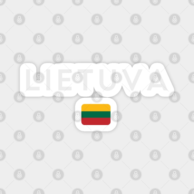 Lithuania flag, lithuanian flag Magnet by eka123