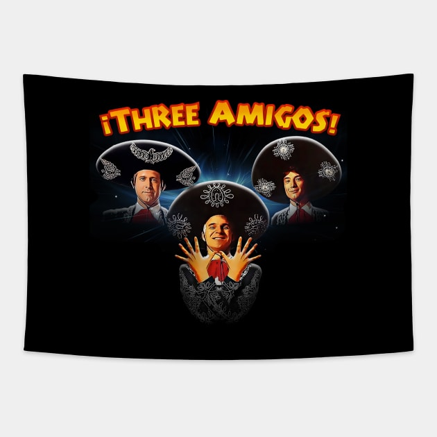 Three Amigos Queen Tapestry by creativespero